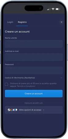 Campi e-mail e password per Registro