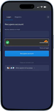Conferma accesso Rainbet su smartphone