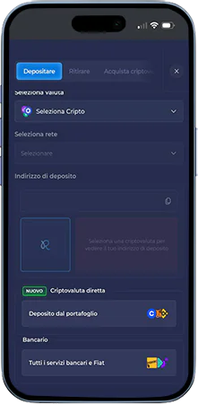 Effettuare un deposito