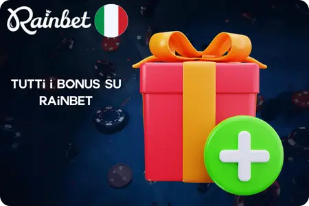 Tutti i bonus disponibili su Rainbet Casino