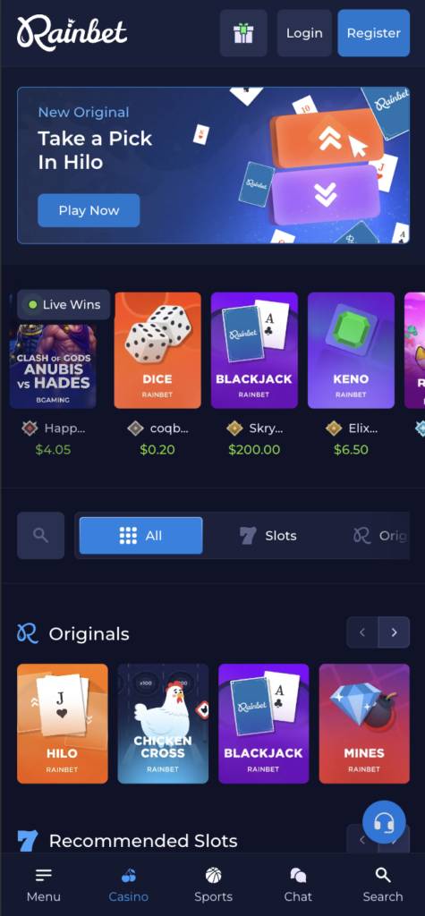 casinò RainBet